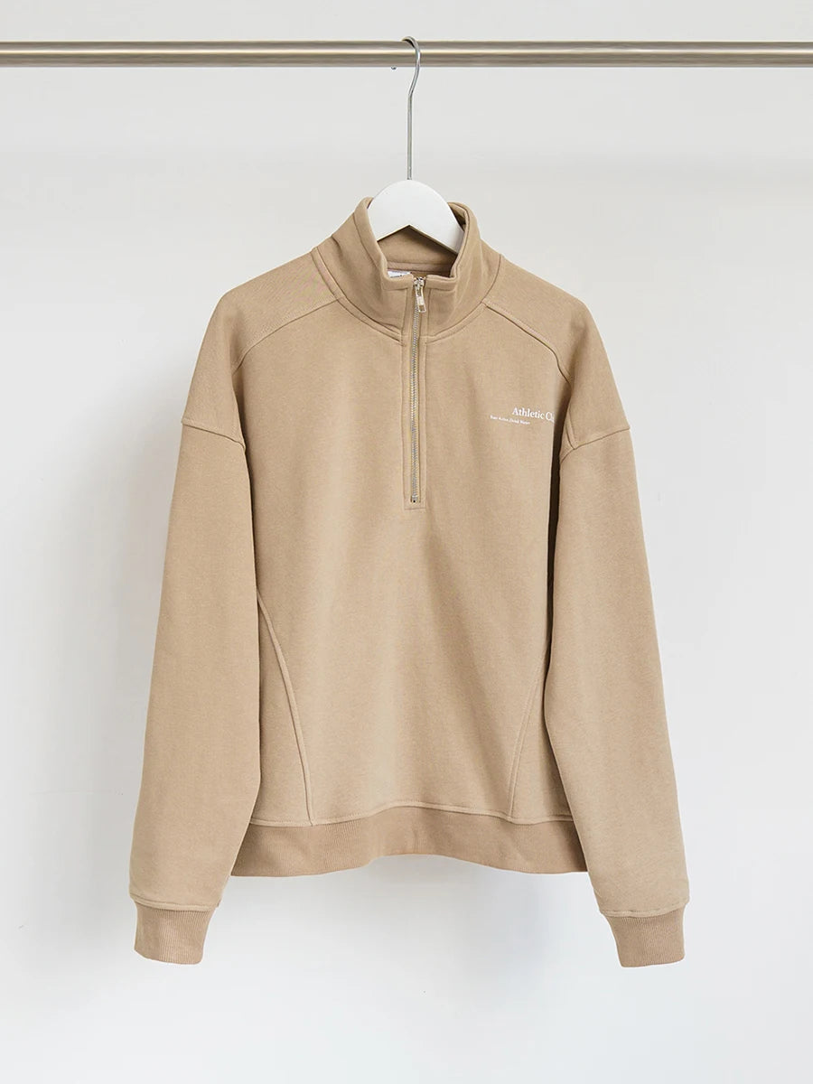 2024 New Letter Print Sport Pullover Tops Fashion Long Sleeve Stand Collar Zipper Sweatshirts American Vintage Sweatshirt Women