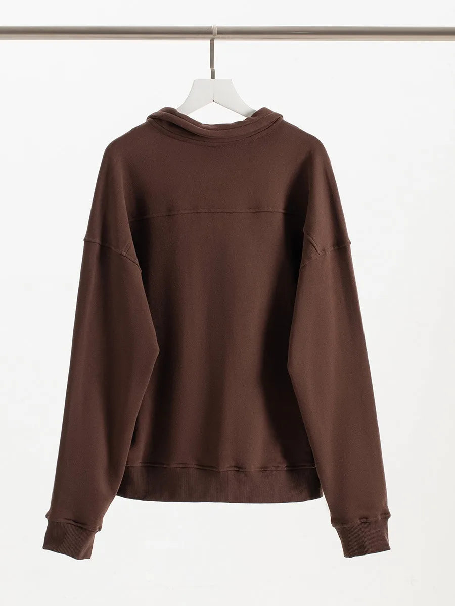 2024 New Letter Print Sport Pullover Tops Fashion Long Sleeve Stand Collar Zipper Sweatshirts American Vintage Sweatshirt Women