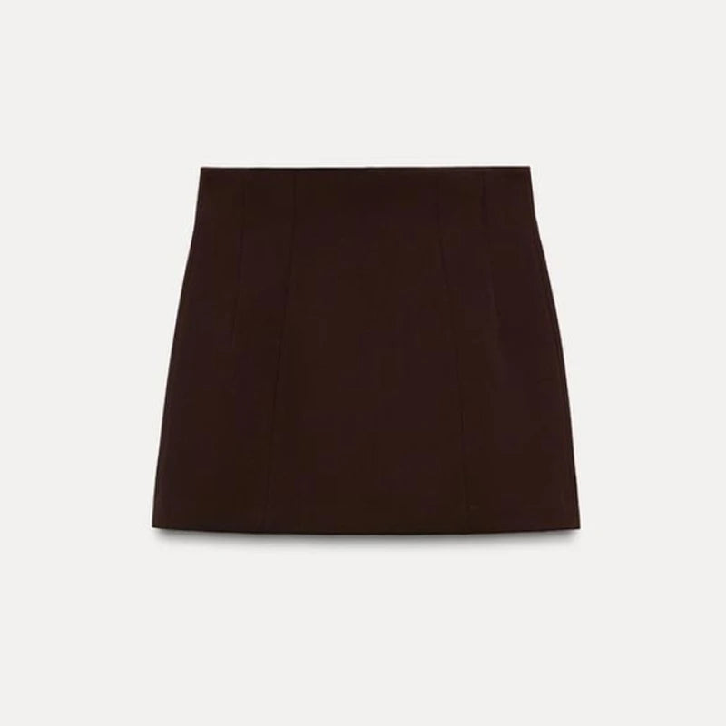 Fashion Blazer Coat Mini Skirt Set for Women Elegant Lapel Female Slim Suit Jackets Hip Package Skirts 2025 Office Lady Outfits