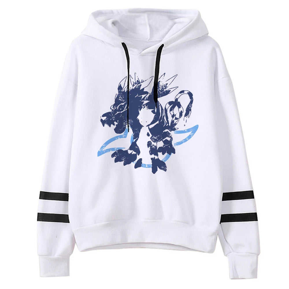 Digimon hoodies women long sleeve top anime anime tracksuit hoddies women 90s Hood