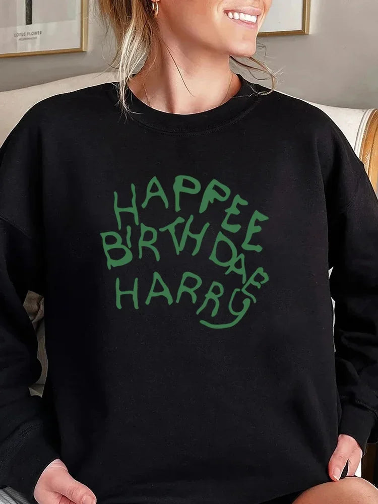 New Hoodies Happee Birthdae Harry Sweatshirt Magic Wizard Sweater Wizard School Hoodie Women Long Sleeves Crewneck Sweatshirts