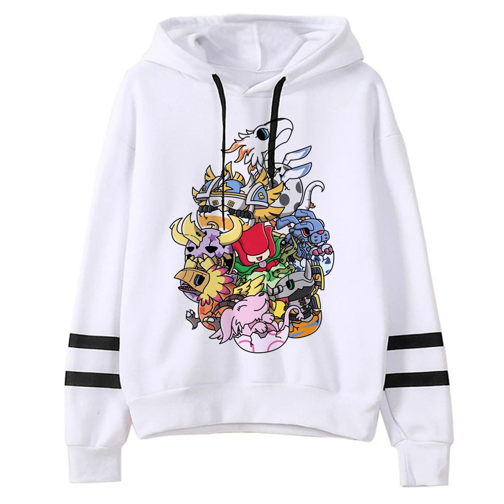 Digimon hoodies women long sleeve top anime anime tracksuit hoddies women 90s Hood