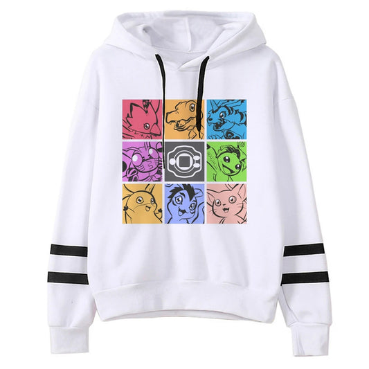 Digimon hoodies women long sleeve top anime anime tracksuit hoddies women 90s Hood